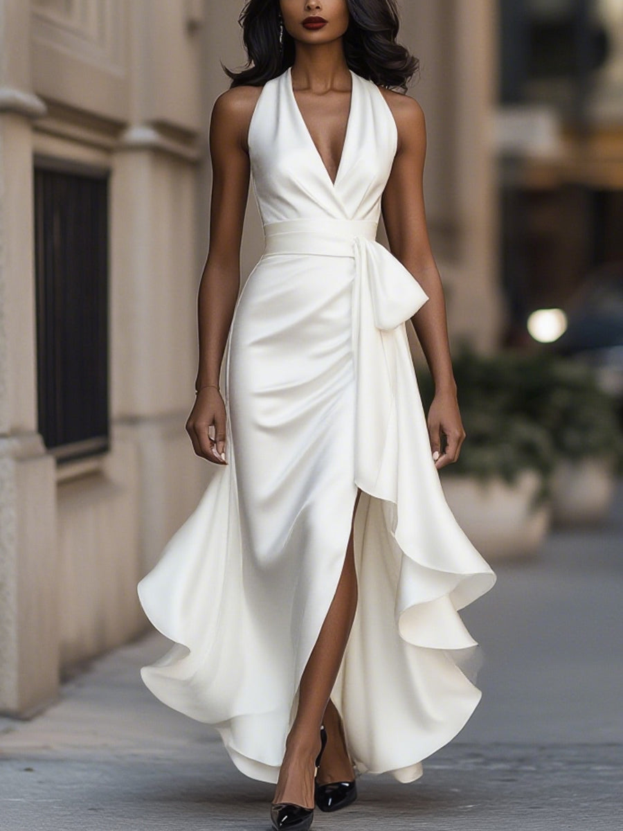 Women’s Wrap Evening Dress | Maxi