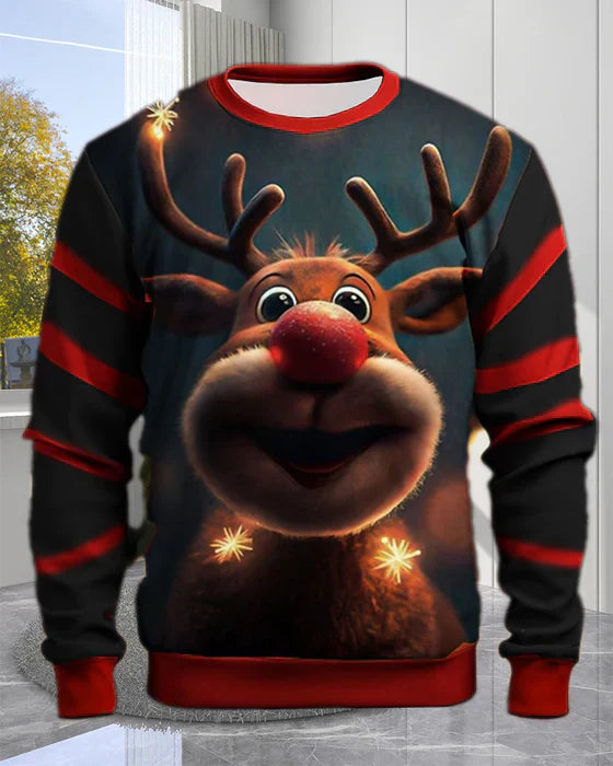 Men’s Christmas Knit Sweater | Seasonal Pattern