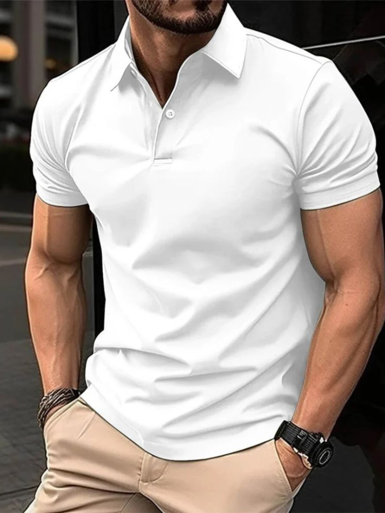 Polo d'Été Élégant pour Hommes