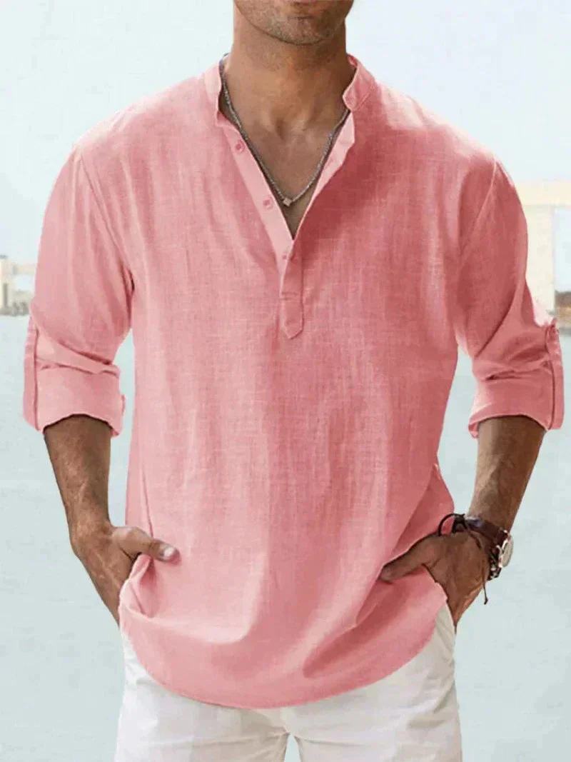 Chemise Décontractée Pour Hommes A Manches Courtes | Été