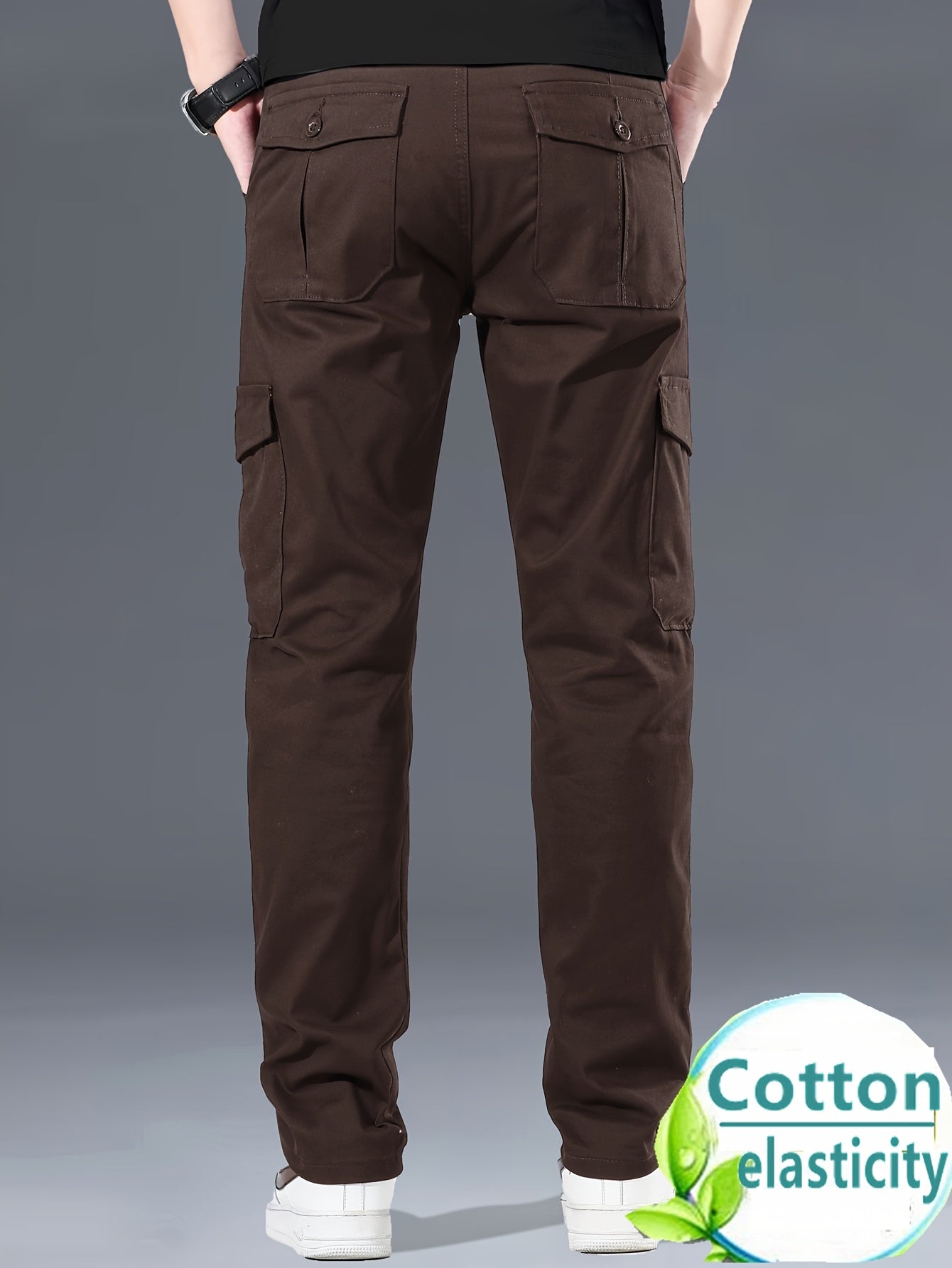 Menss Solid Color Cargo Trouser | Regular Fit
