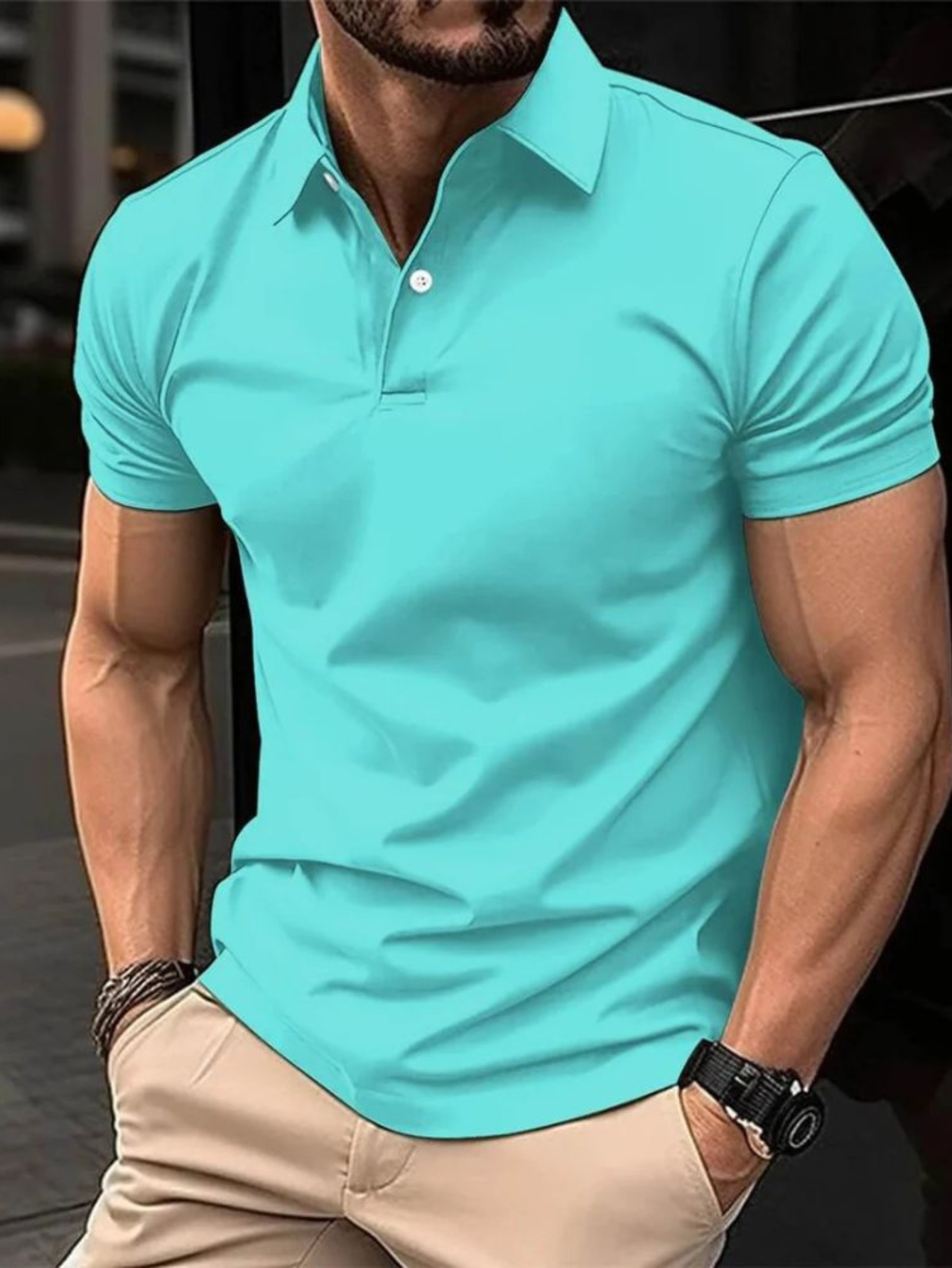 Polo d'Été Élégant pour Hommes