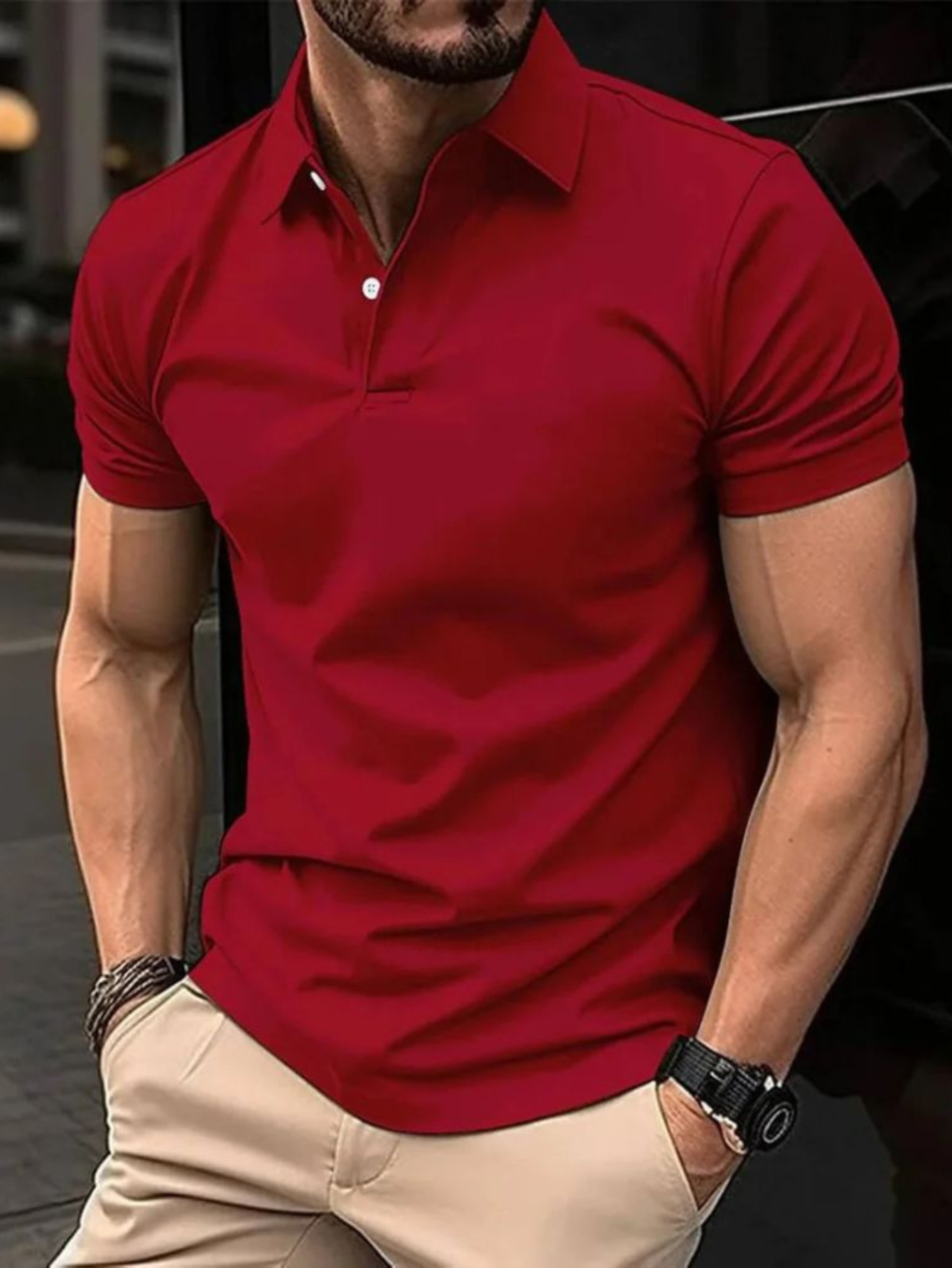 Polo d'Été Élégant pour Hommes