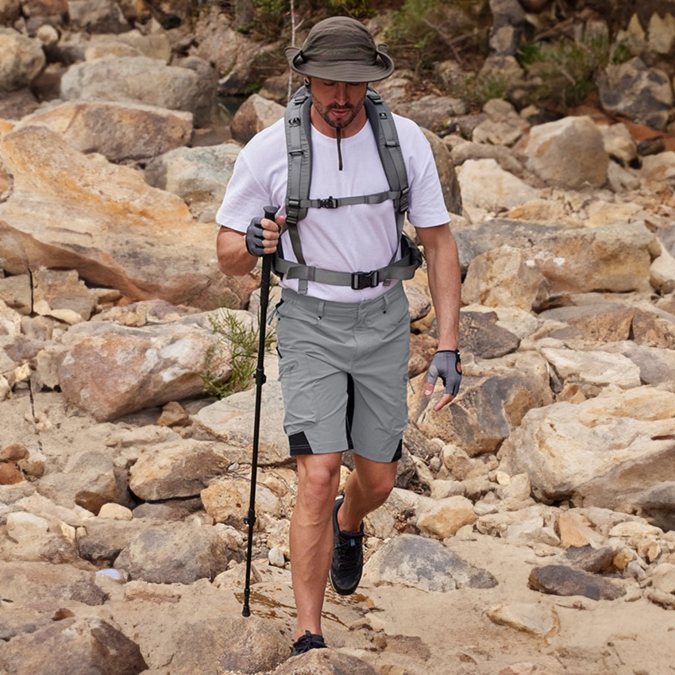 Shorts Cargo Légers Pour Hommes À Séchage Rapide | Multi-Poches