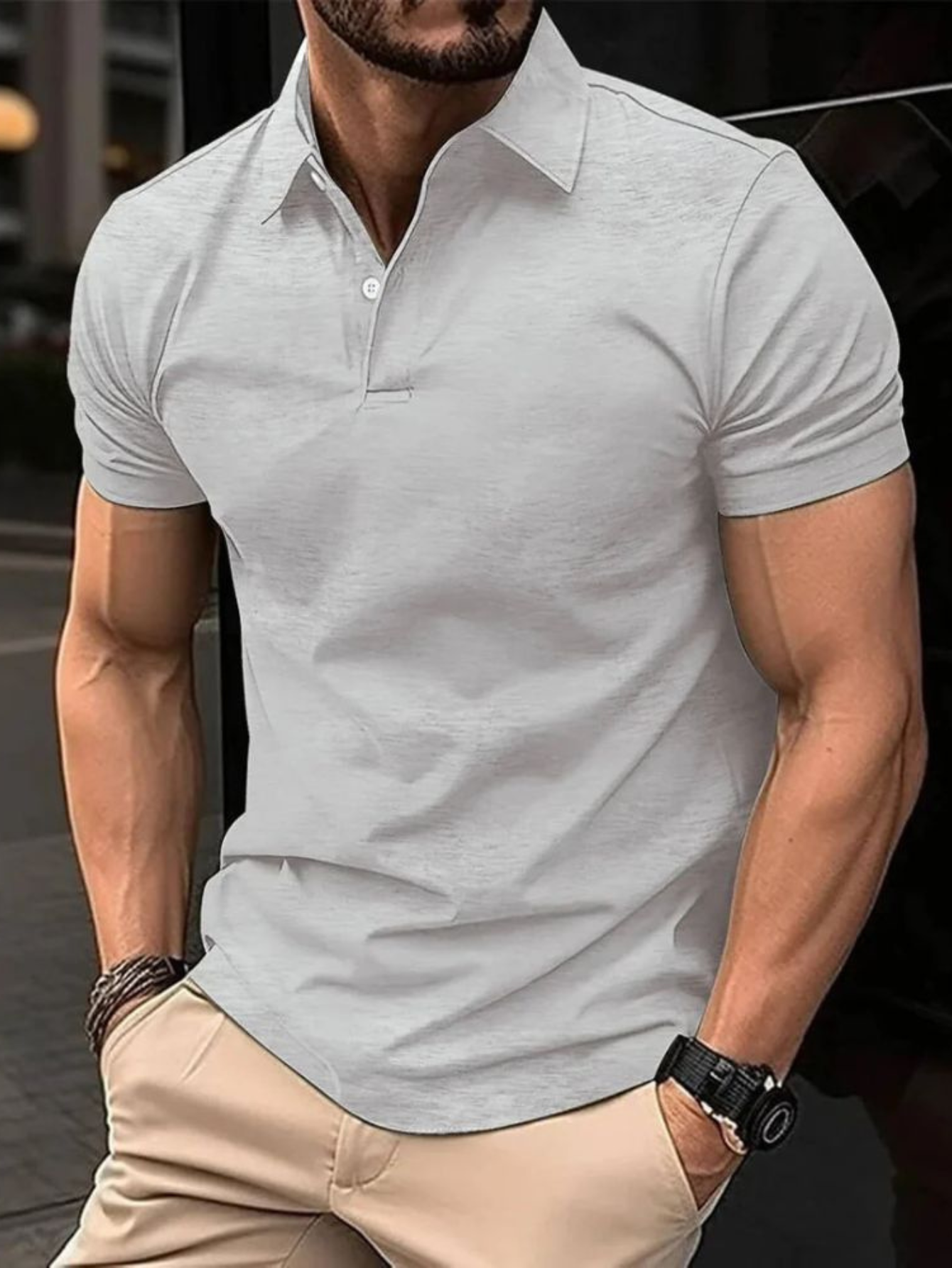 Polo d'Été Élégant pour Hommes