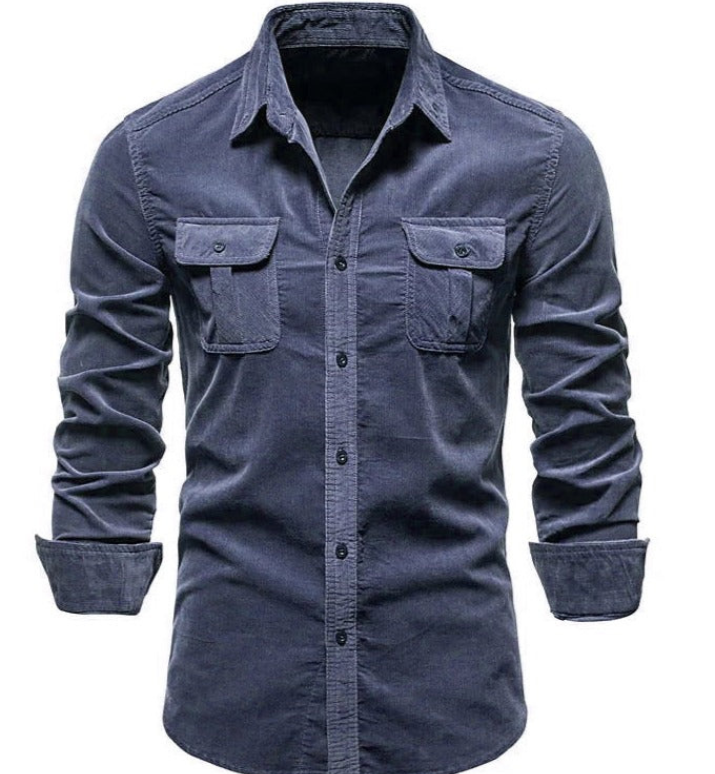 Chemise Décontractée à Boutons Pour Hommes | Avec Poches