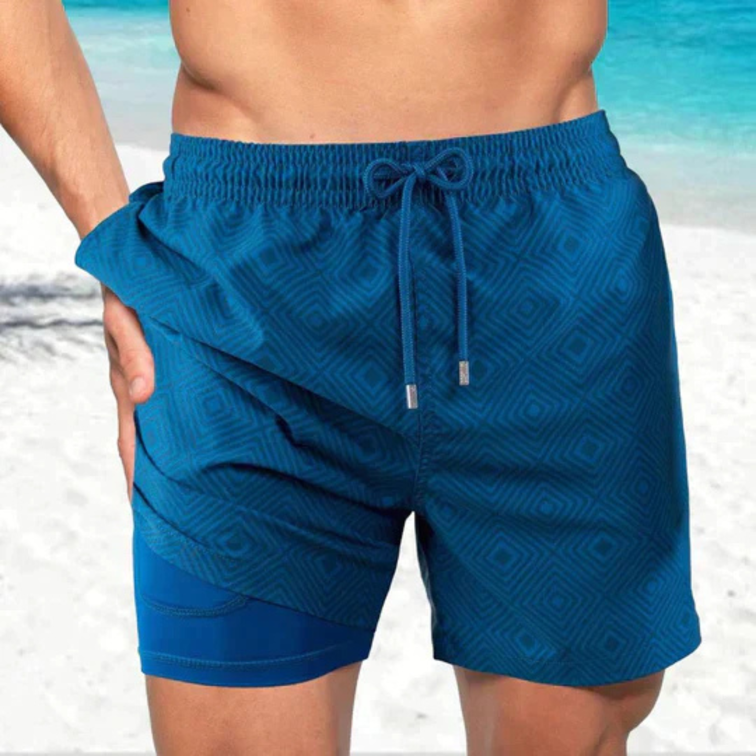 Shorts De Bain Pour Hommes A Séchage Rapide | Vêtements De Plage Légers