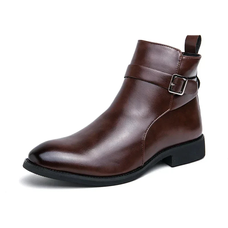 Mens Chelsea Boots  | Sleek Classic with Side Zipper