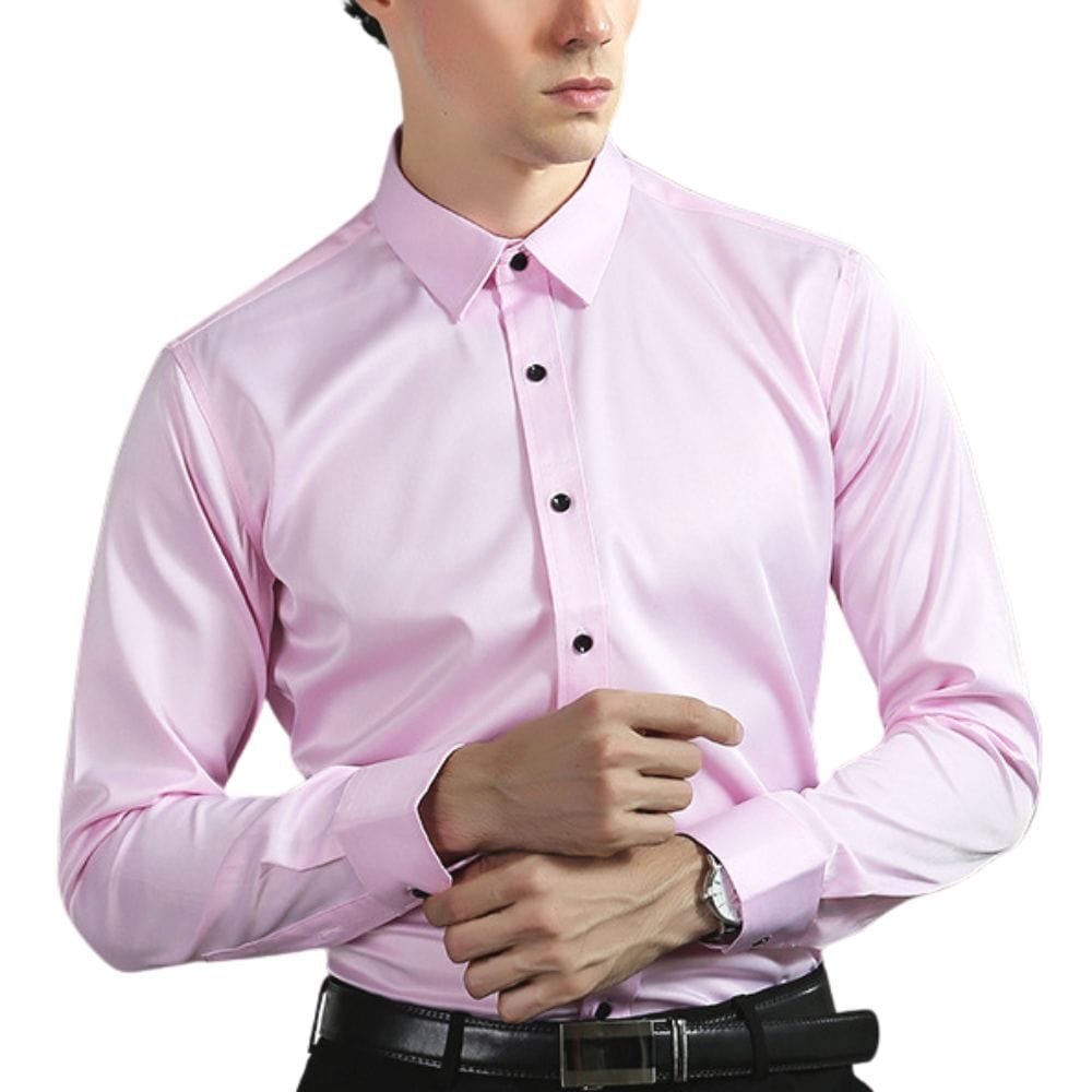 Chemise Stretch Anti-Froissement Pour Hommes | Élégante
