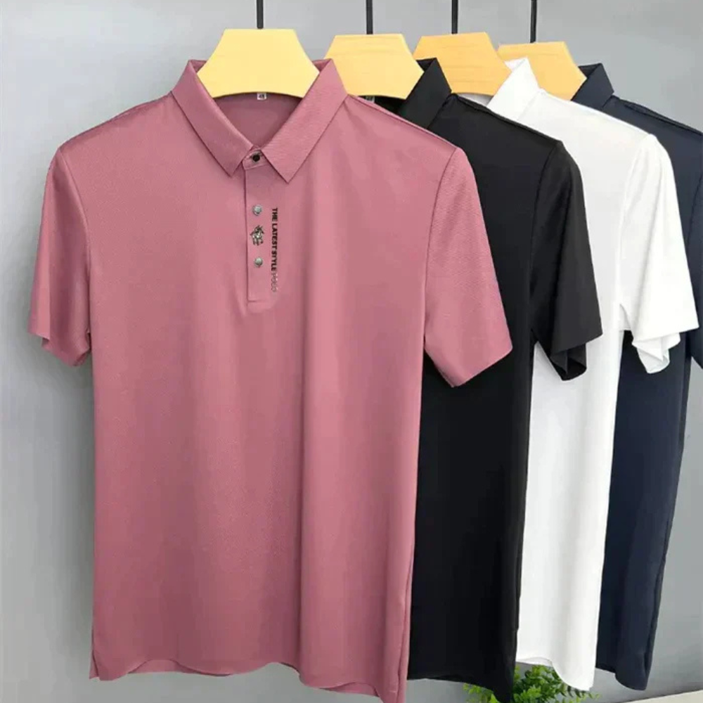 Polo Slim Fit Pour Hommes | Manches Courtes