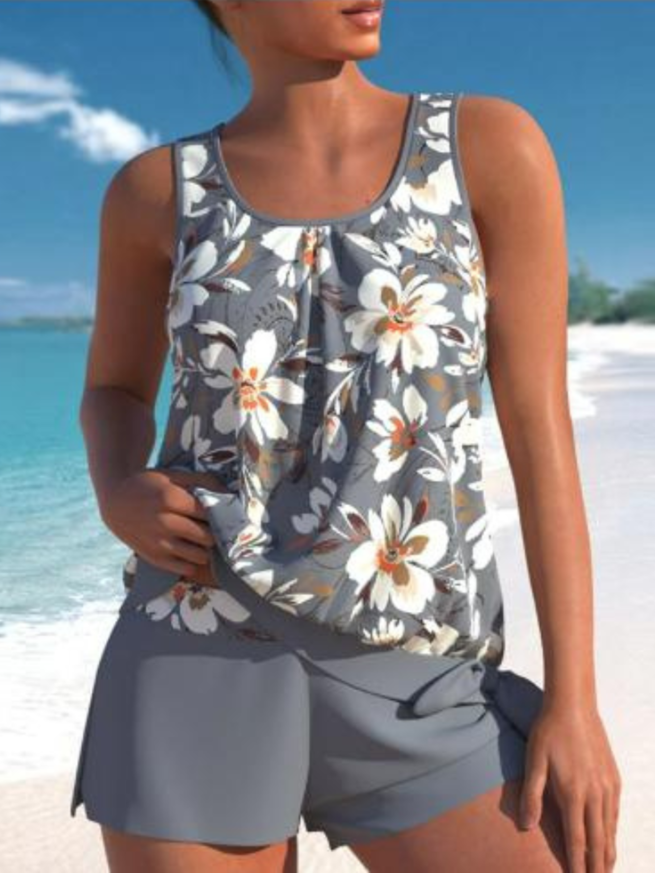 Ensemble Tankini Femme Deux Pièces | Été