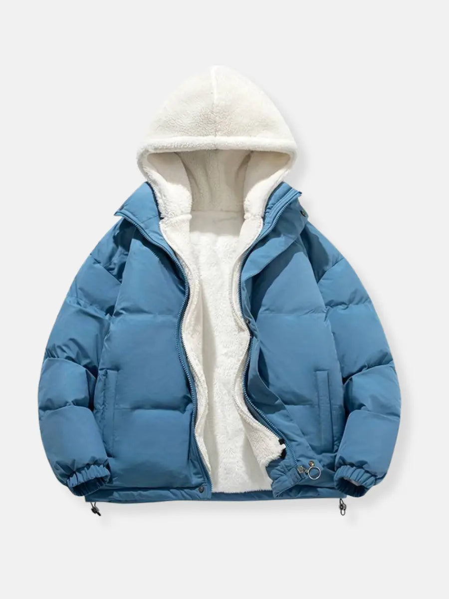 Hooded Winter Zip Jacket | Street Wear Design