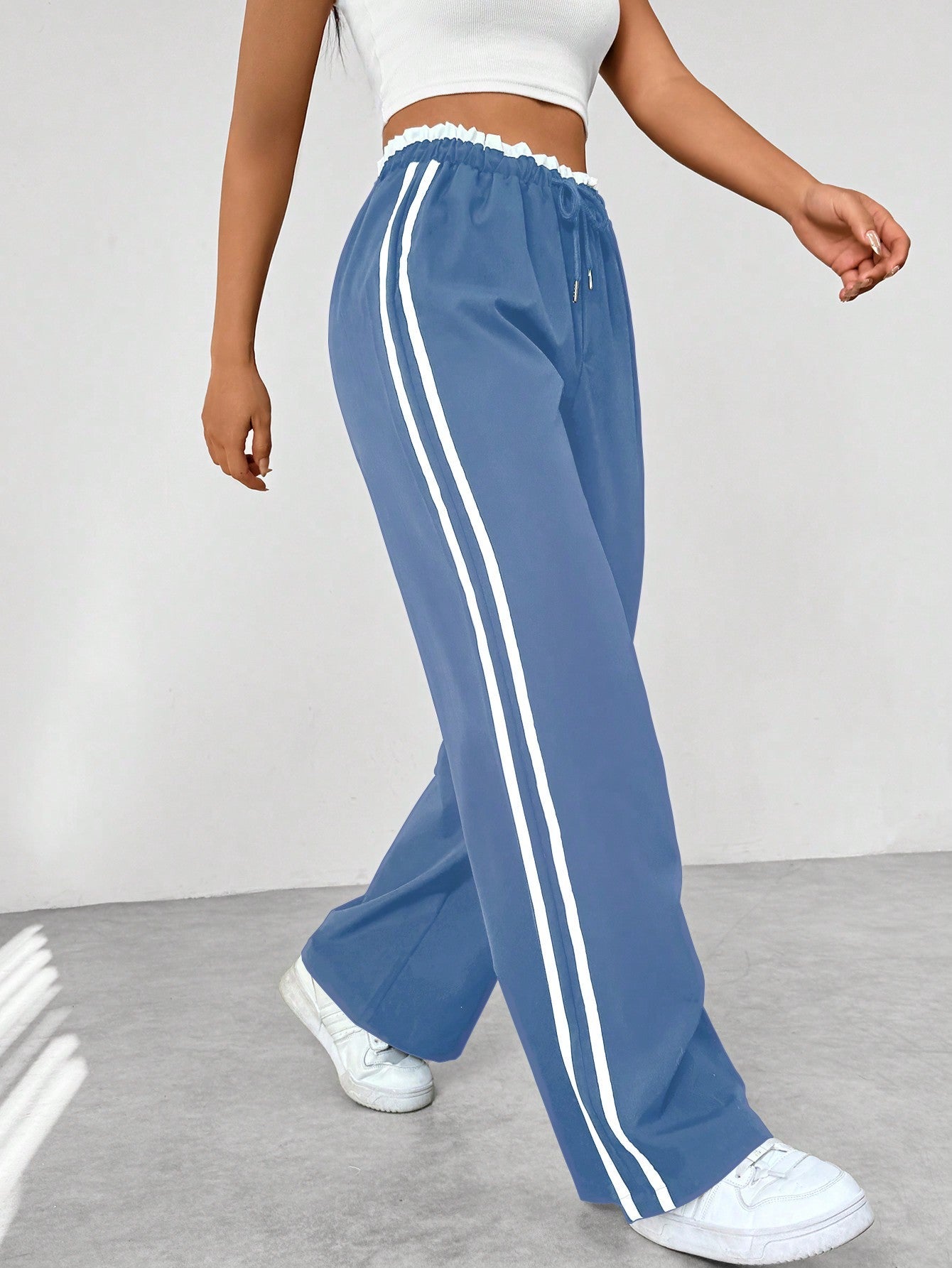 Women's Trendy Sporty Wide-Leg Pants | Casual