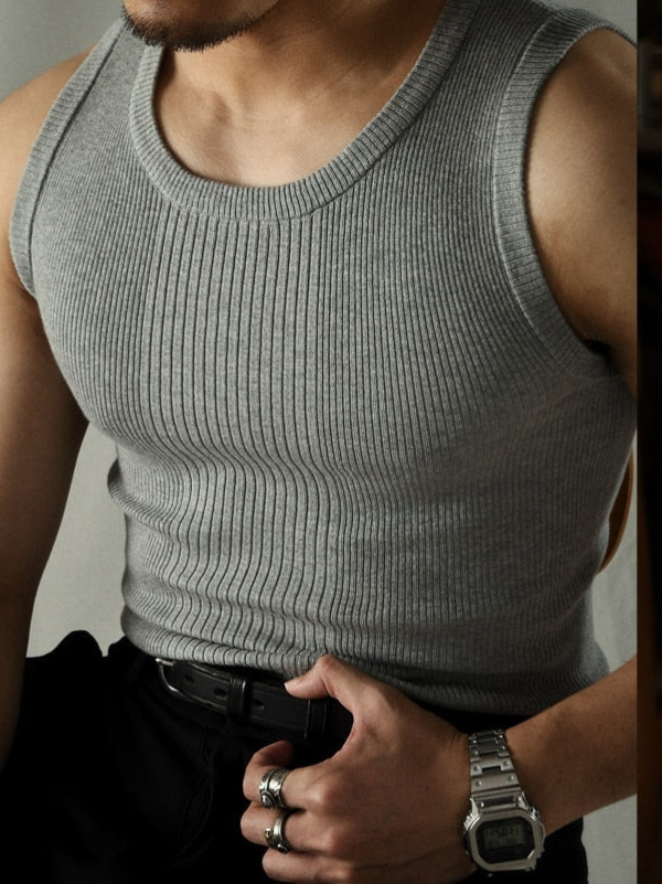 Débardeur Tricoté Classique Pour Hommes | Intemporel