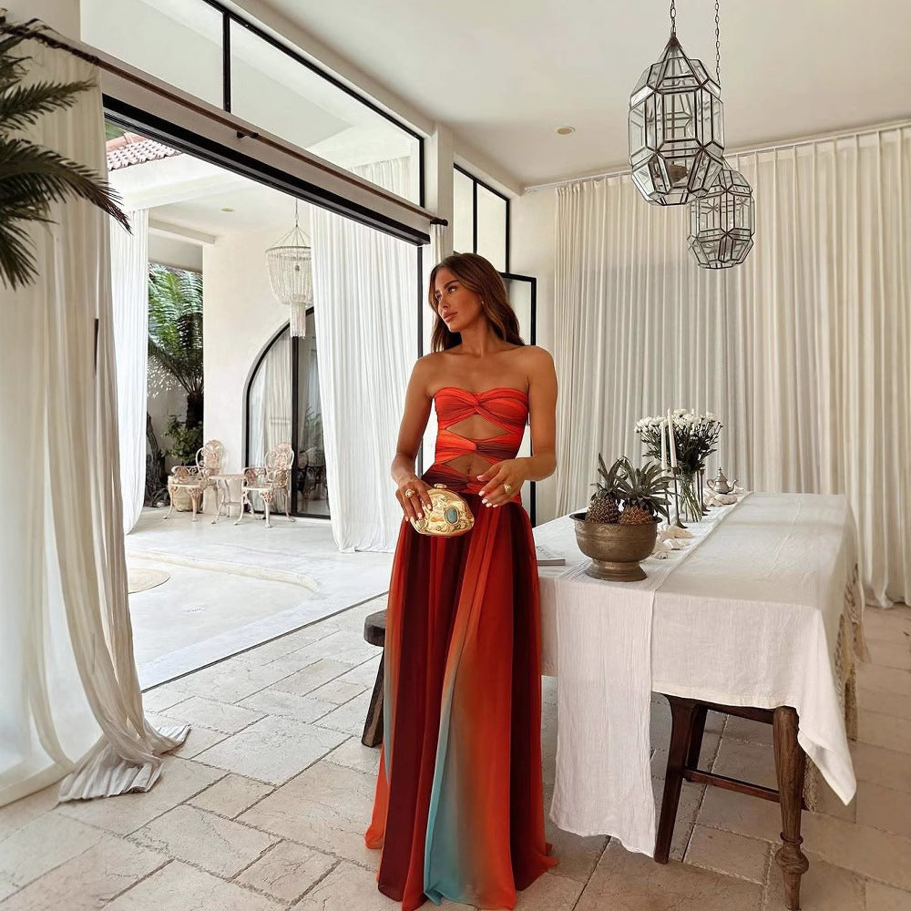 Robe Florale Élegante pour Femmes | Maxi