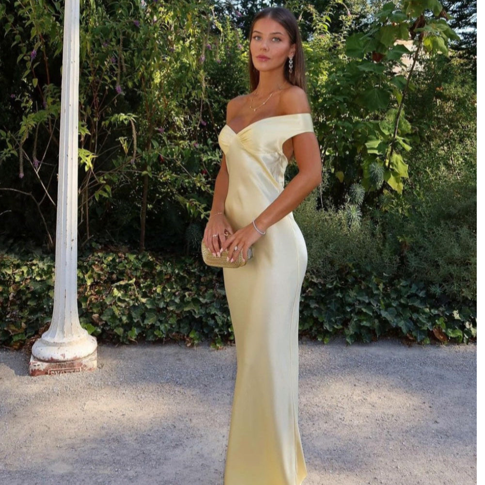 Robe Élegante Sans Dos pour Femmes | Longue