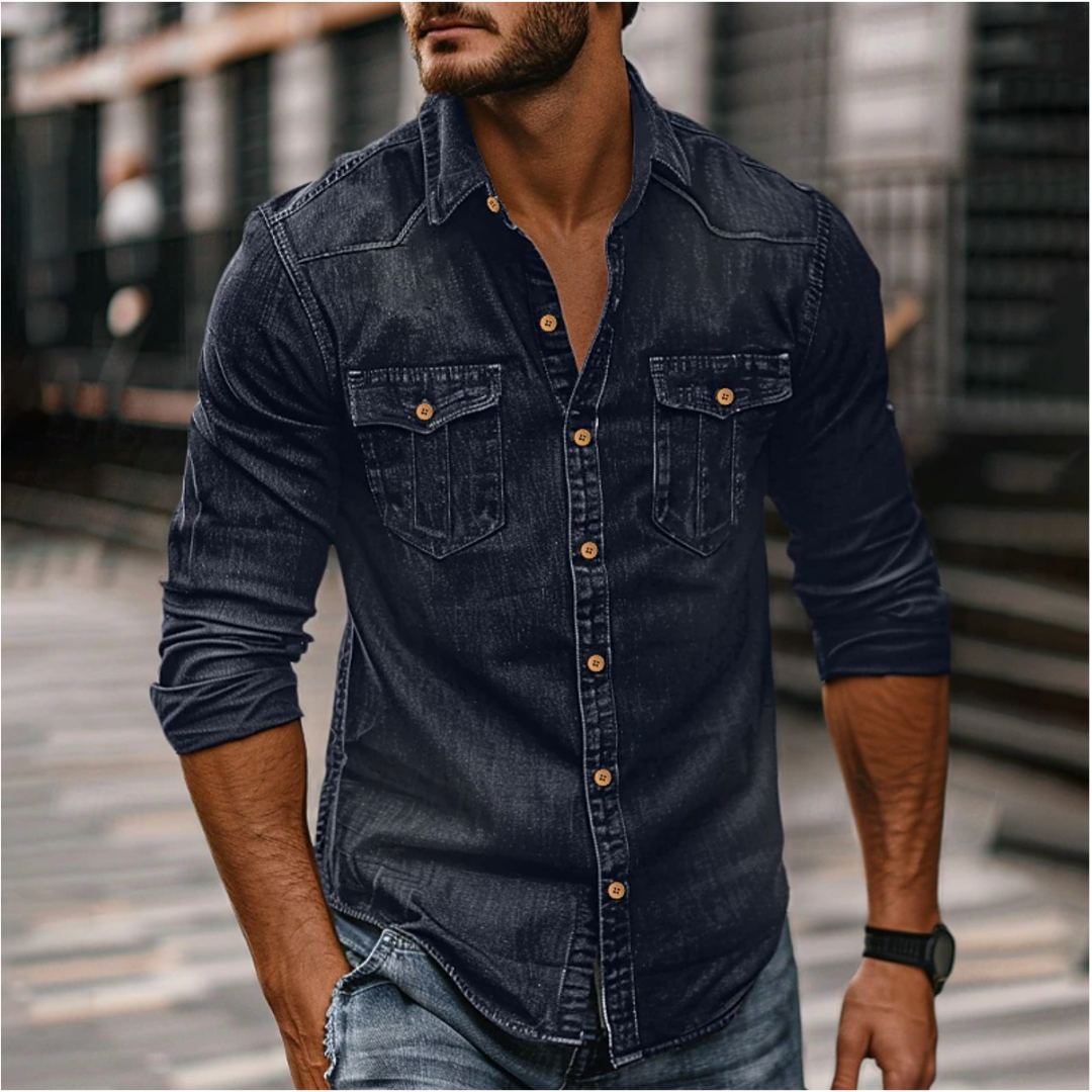 Chemise Casual à Boutons Pour Hommes | Classique
