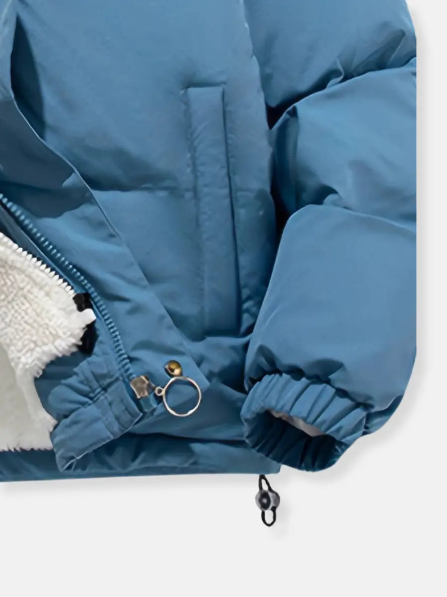 Hooded Winter Zip Jacket | Street Wear Design