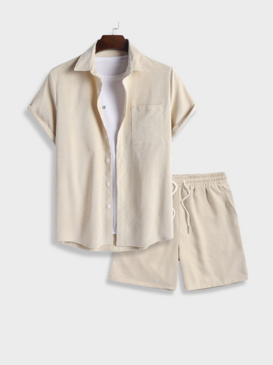 Men's Corduroy Casual Set