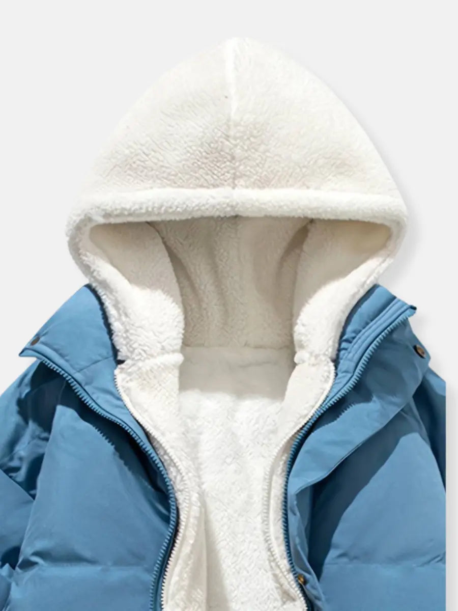 Hooded Winter Zip Jacket | Street Wear Design