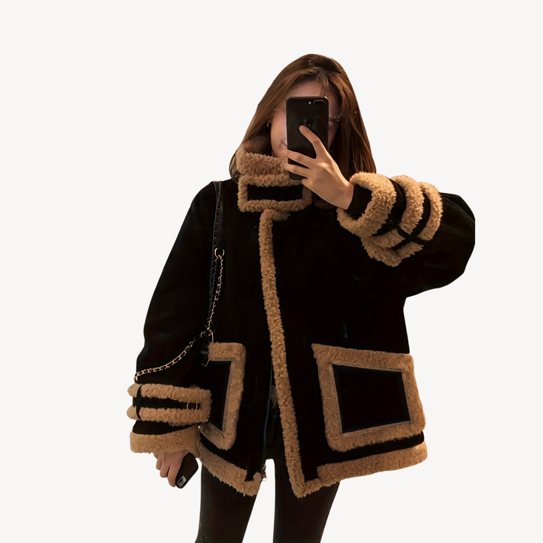 Women's Stylish Fur Trimmed Coat | Winter