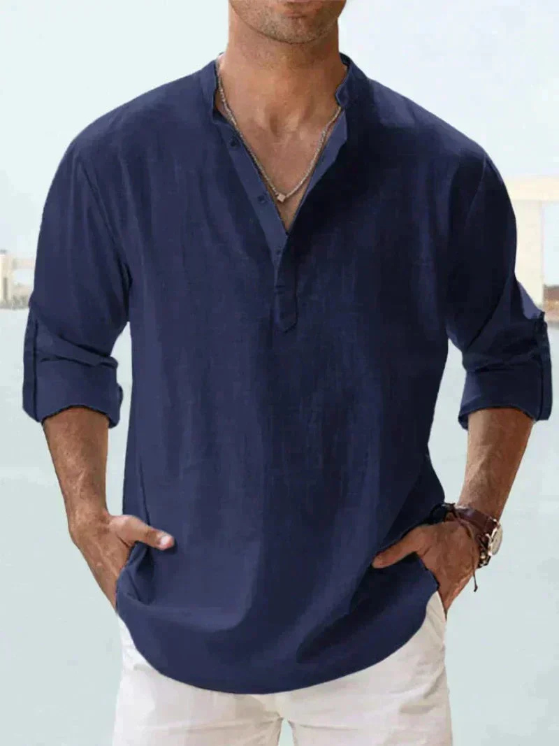 Chemise Décontractée Pour Hommes A Manches Courtes | Été