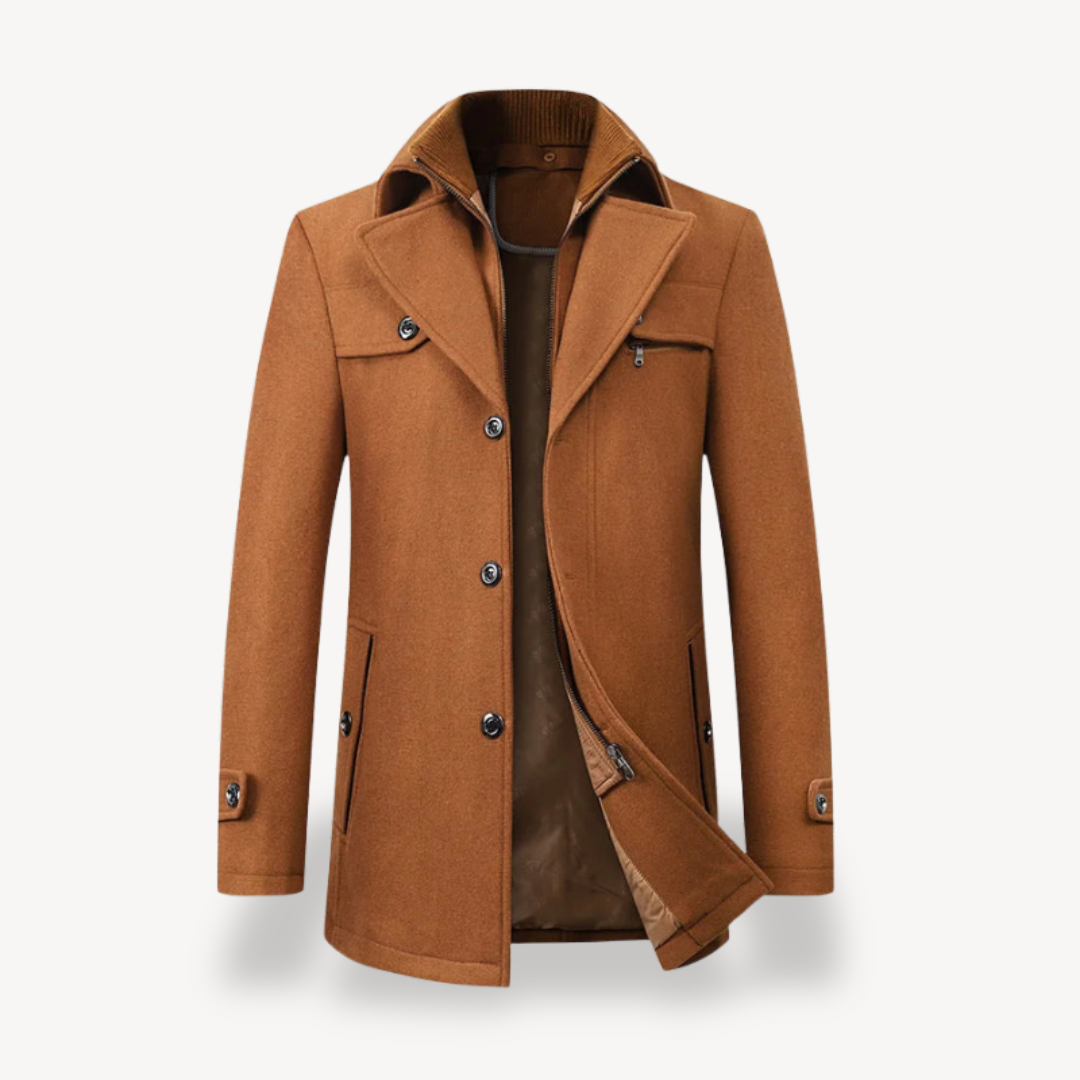 Men’s Formal Trench Coat | Modern Fit