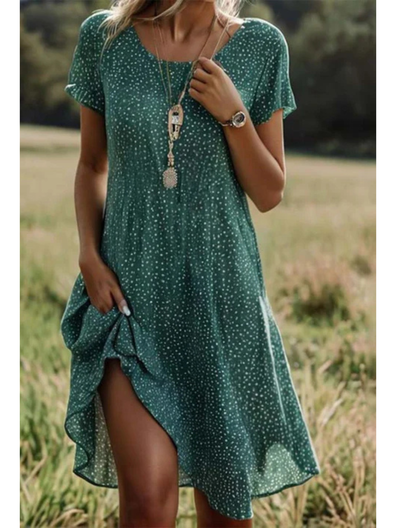 Robe d'été élégante pour femmes | Midi