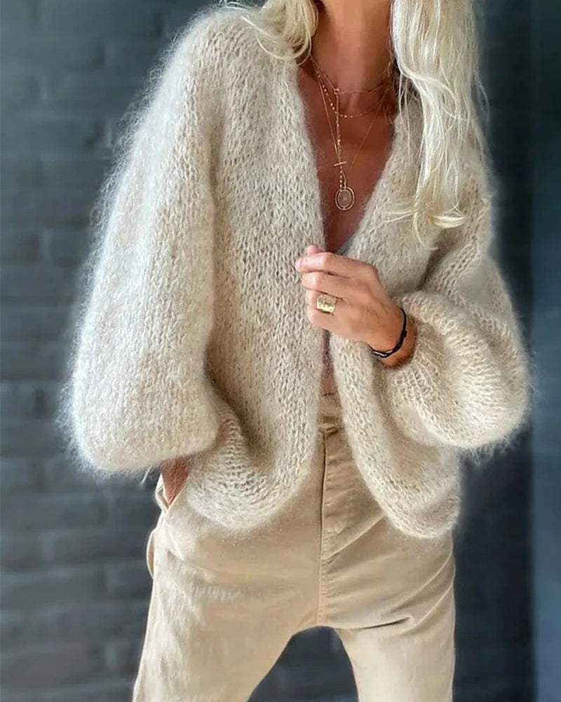 Womens Stylish Cardigan with Flared Sleeves | Modern