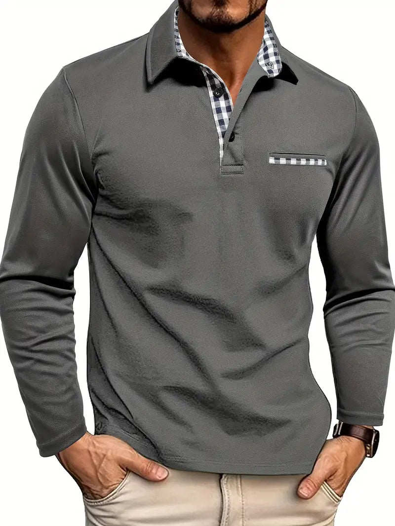 Mens Polo Shirt | Long Sleeves