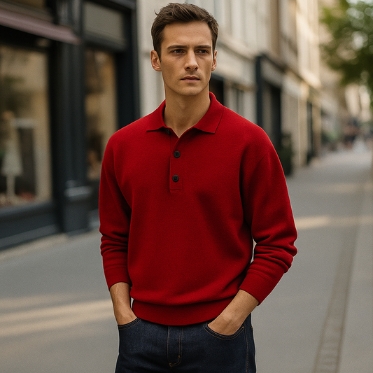 Men's Casual Long Sleeve Shirt | Plain