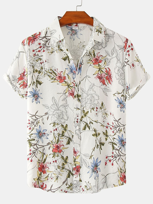 Men's Modern Floral Summer Shirt | Rocco