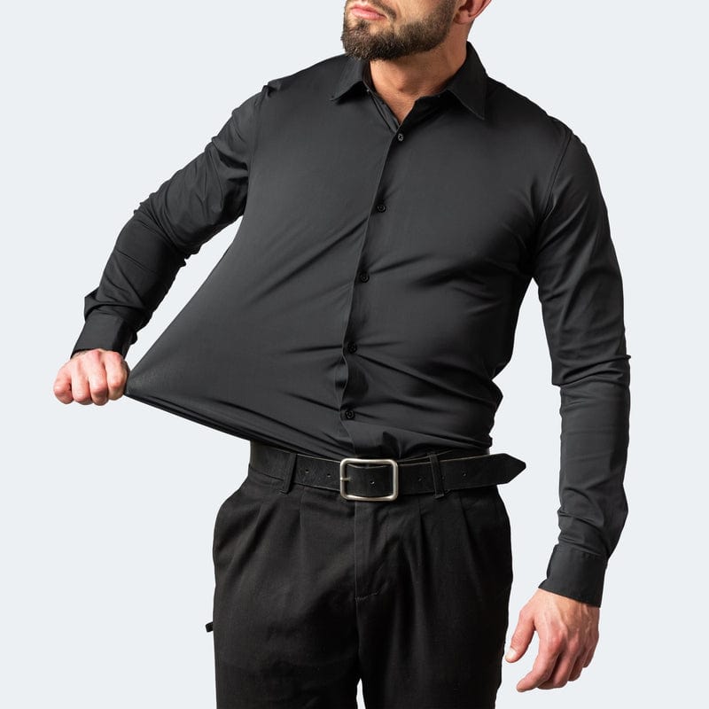 Chemise Stretch Anti-Froissement Pour Hommes | Élégante