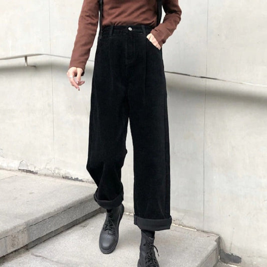 Women’s Corduroy Pants | High-Waisted