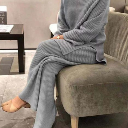 Sweater and Casual Pants Set for Women | Relaxed Fit
