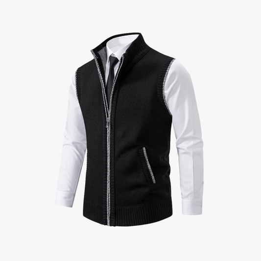 Men's Knitted Zip Cardigan | Casual