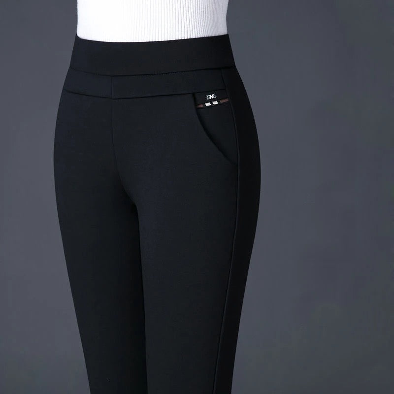 Leggings Femme Taille Haute | Ajustement Élastique Avec Détail de Poche