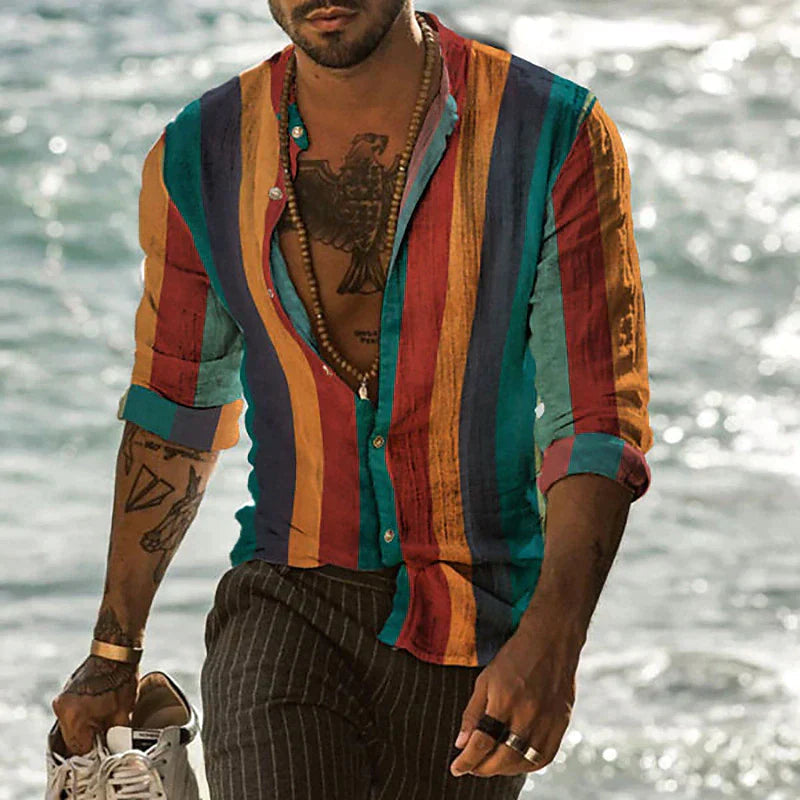 Chemise Décontractée Stylée Pour Hommes | Manches Courtes