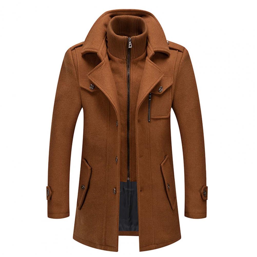 Manteau D'hiver Elégant Pour Homme En Deux Pièces | Chaud