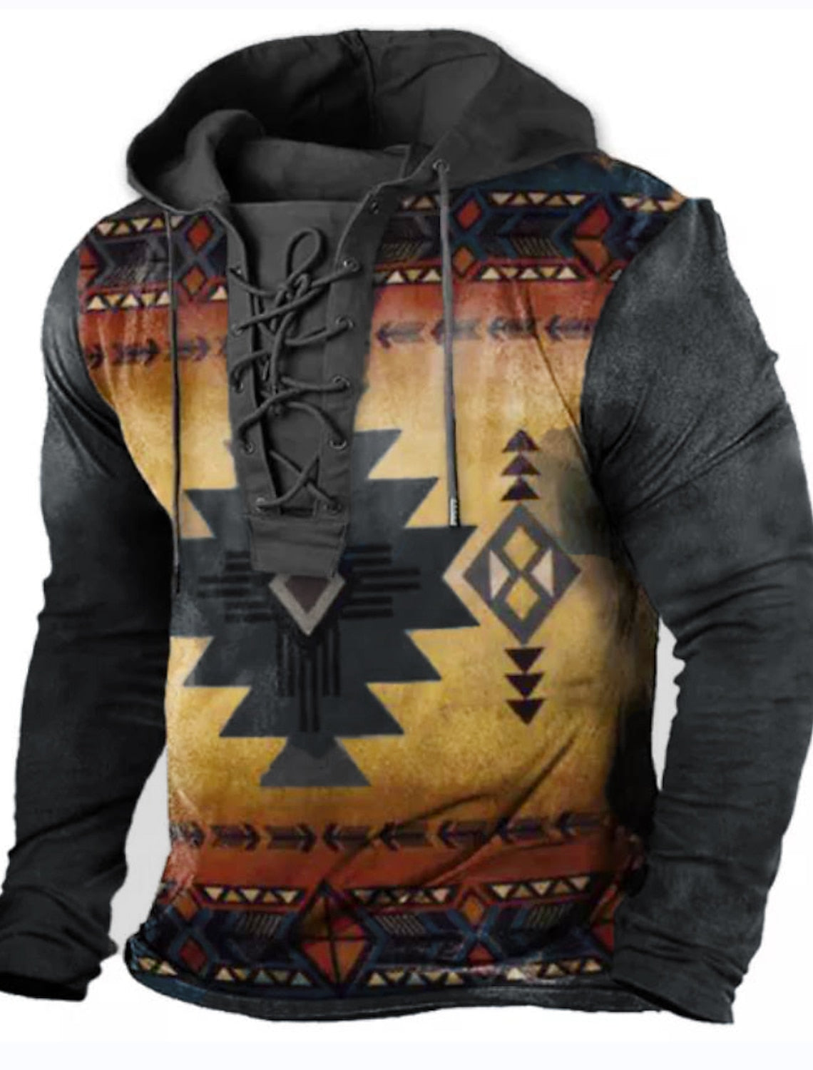 Mens Ethnic Style Hoodie | Casual