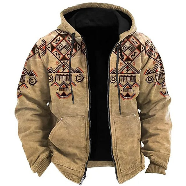 Mens Hoodie Tribal Graphic | Stylish