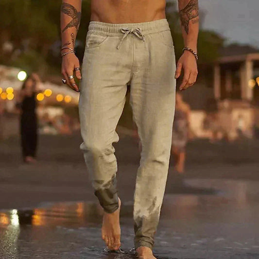 Men's Casual Summer Pants | Straight Cut