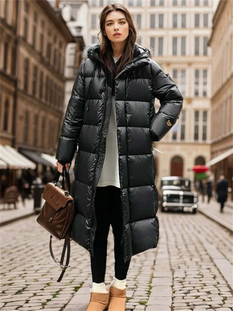 Womens Puffer Jacket Quilted Padded | Oversized Fit