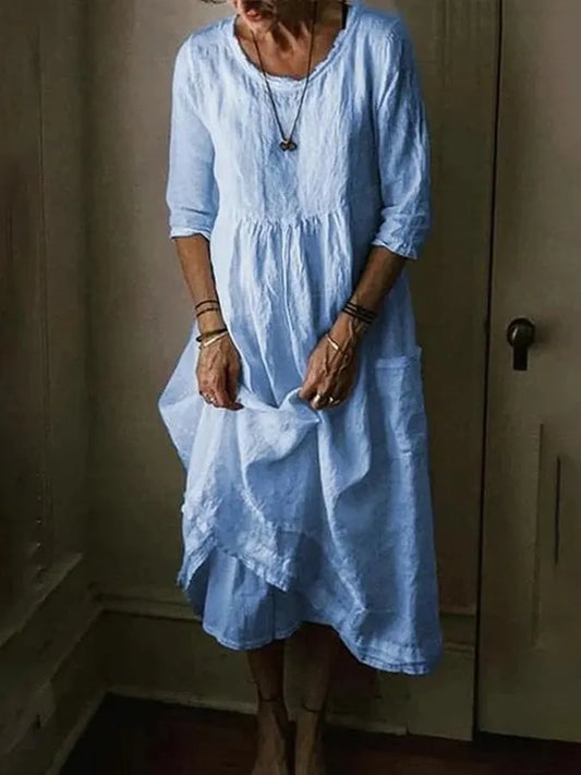 Women's Casual Dress | Asymmetrical Hem