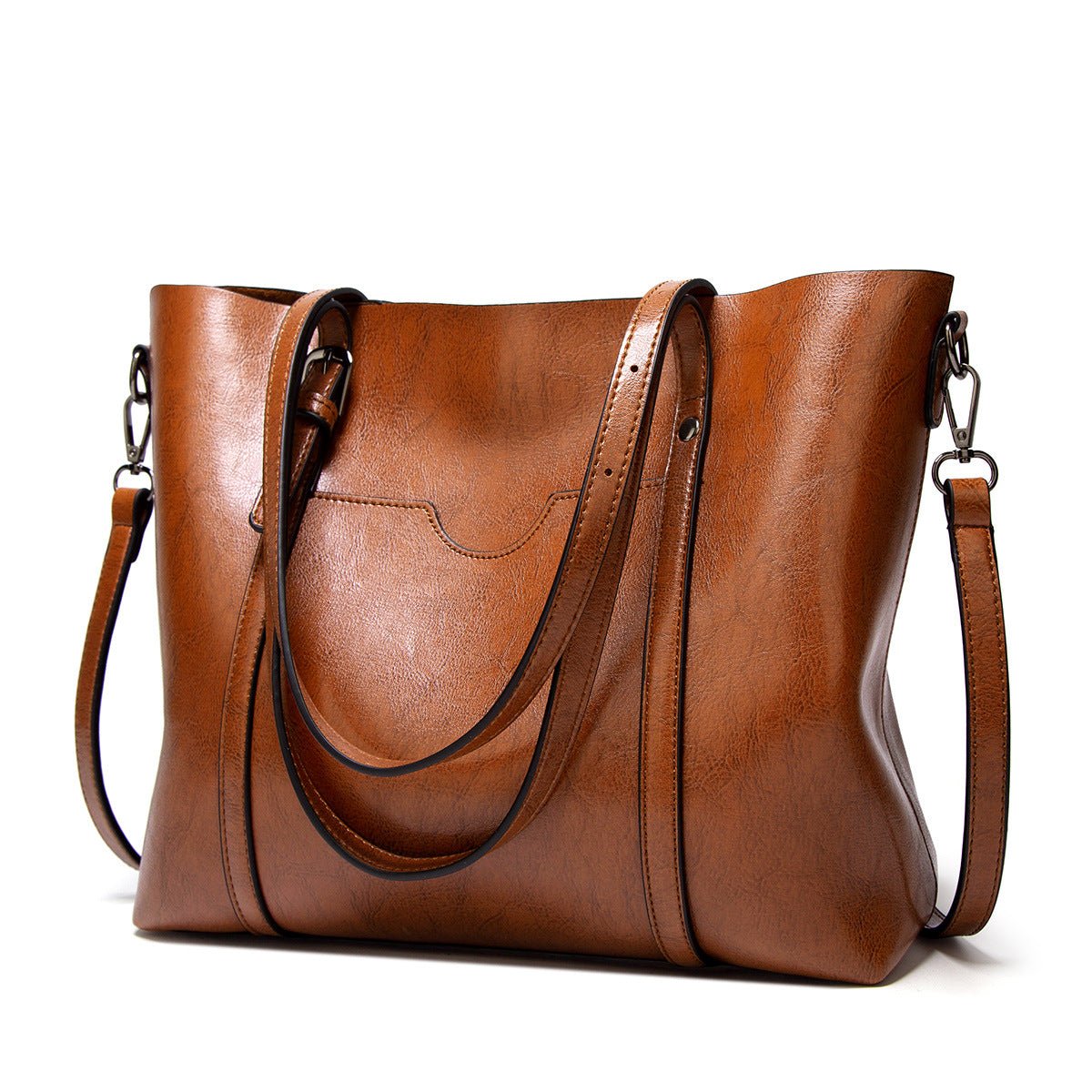 Sac Fourre-Tout En Cuir Pour Femmes – Grand Sac De Travail Elégant