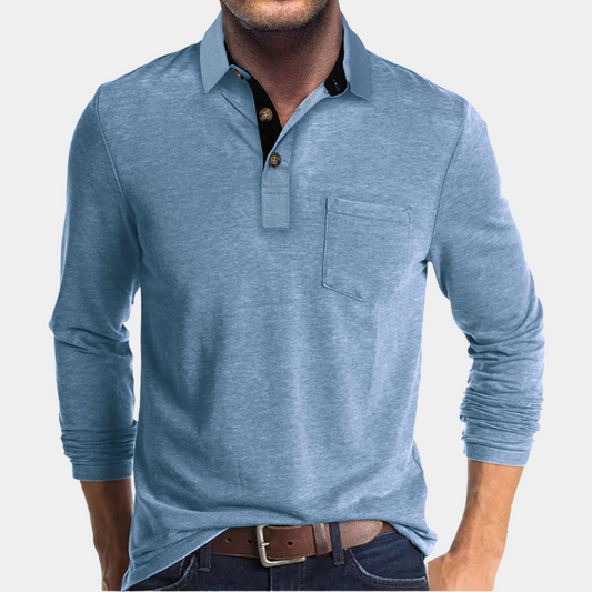 Men's Casual Graphic T-Shirt | Long Sleeve