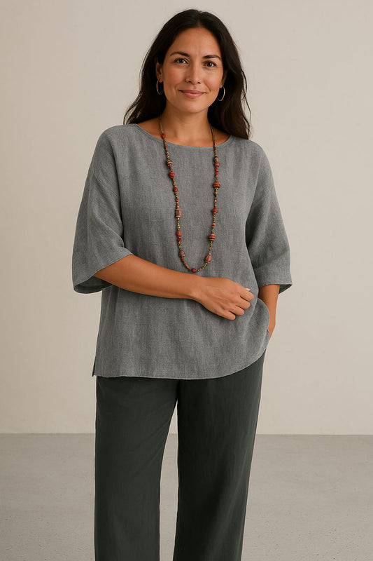 Women's Relaxed T-shirt | 3/4 Sleeves