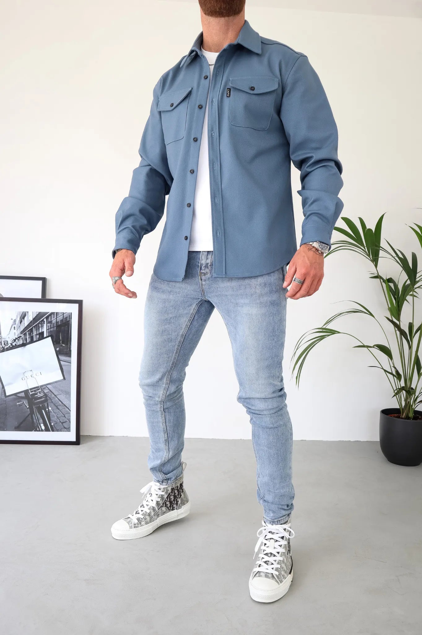 Veste Décontractée A Boutons Pour Hommes | Élégante