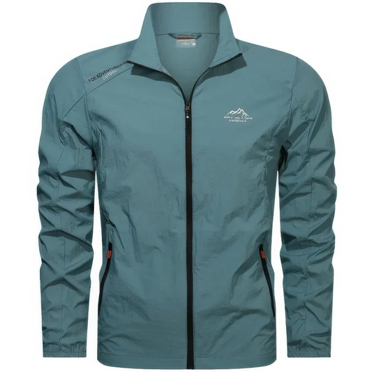 Men's Lightweight Windbreaker Jacket | With zip closure