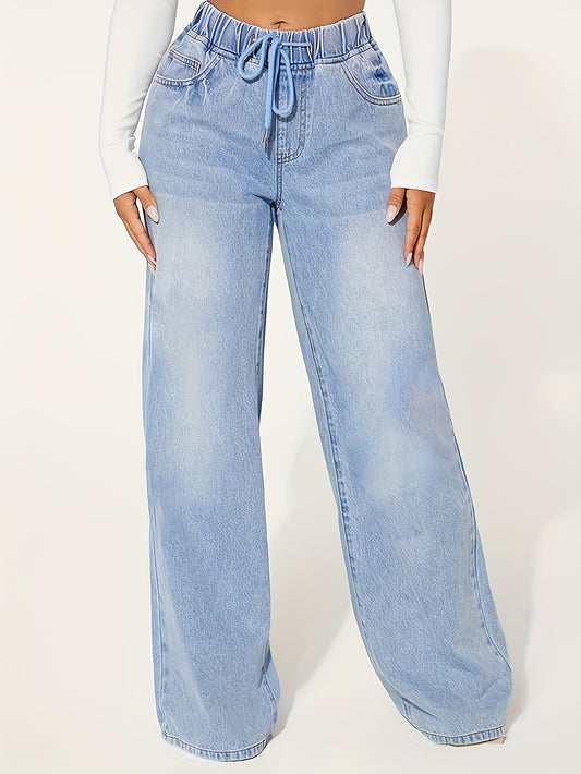 Womens Wide Leg Trousers | Loose Fit Jeans